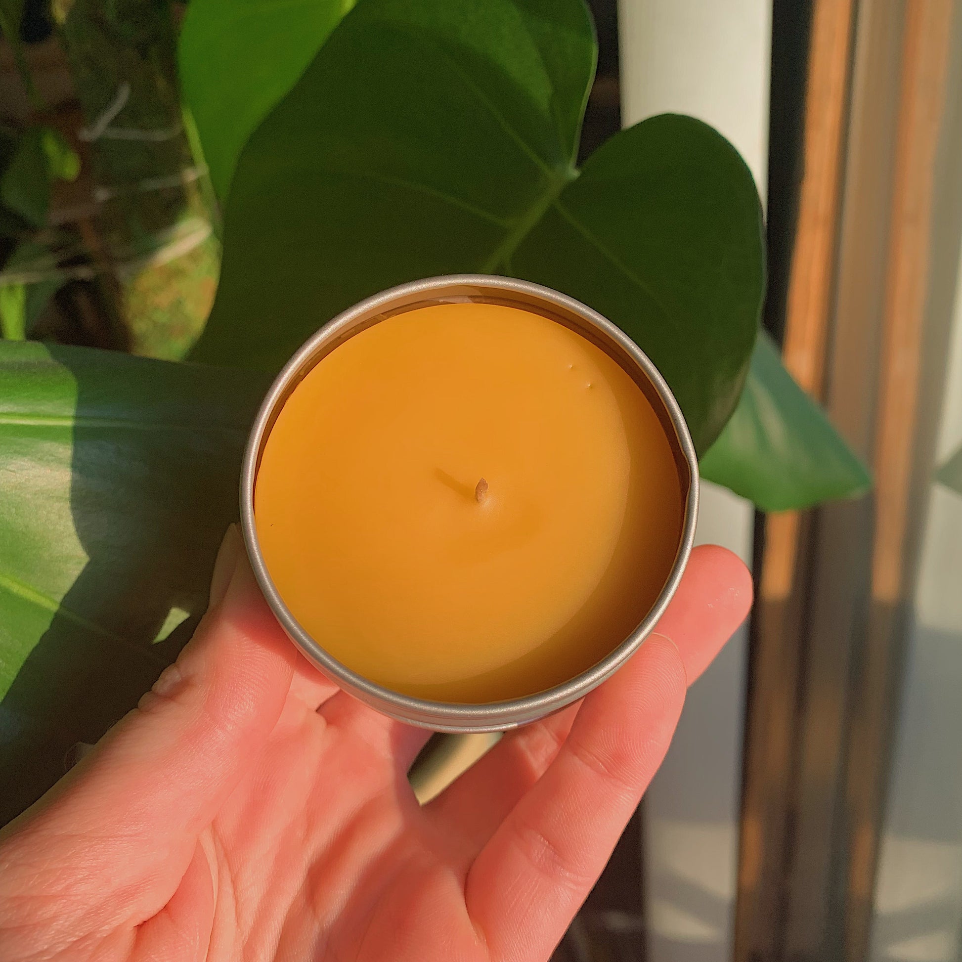 100% Organic Yellow Beeswax Candle – New England Trapper